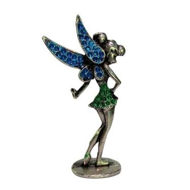 Imagem de Miniatura Fada Sininho - Cores Sortidas - 7 cm em Estanho - no-brand