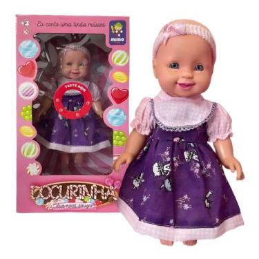Imagem de Brinquedo Infantil Boneca Doçurinha com 15 Frases Mimo 0241 - Mimo Toy