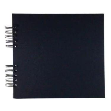 Imagem de Album Scrapbook Assinatura Capa Dura 30,5x30,5cm Preto - OFICINA DO PA