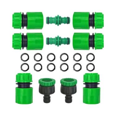 Imagem de Conector Rápido Duplo Macho De 1/2 Polegada Para Mangueira De Jardim -