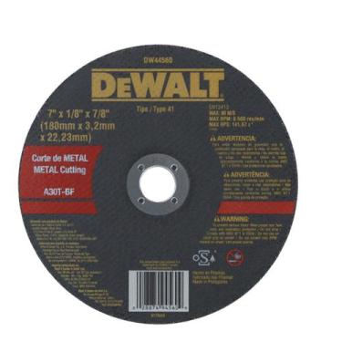 Imagem de Disco Corte Metal 7 x 3,2mm x 7/8 DW44560 Dewalt - BLACK&DECKER
