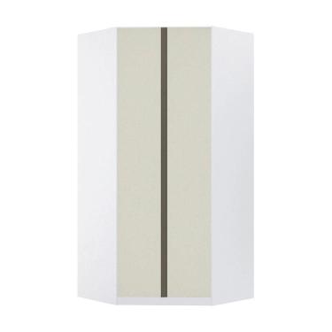 Imagem de Guarda Roupa Modulado Canto Closet 2 Portas 7 Prateleiras 111,9cm Prime Luciane Móveis