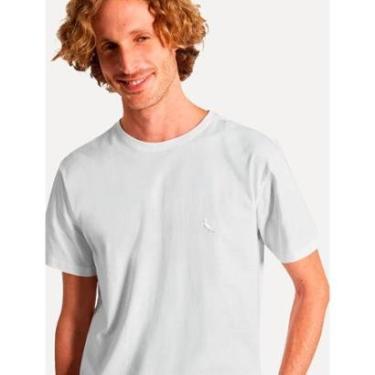 Imagem de Camiseta Reserva Masculina Regular Pima Cotton Branca-Masculino