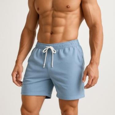 Imagem de Short Masculino em Linho Premium com Bolsos Laterais Mauricinho Verão-Masculino