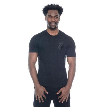 Imagem de Camiseta Coimbra Corinthians Dry Jacquard Preto-Masculino