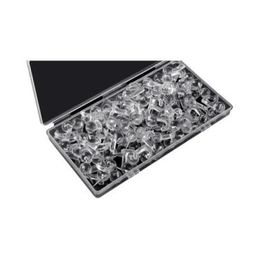 Imagem de Alfinetes De Cortiça Pretos E Brancos 50 Peças, Ganchos Decorativos Pa