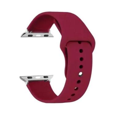 Imagem de Pulseira De Silicone Para Apple Watch Série 7 6 5 4 3 SE 8 Ultra 38mm 