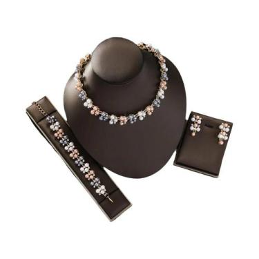 Imagem de Conjunto De Colar E Brincos De Pérolas Para Vestido De Noiva, Joias Eu