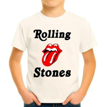 Imagem de Camiseta Camisa Infantil Juvenil Banda de Rock The Rolling Stoness Md2