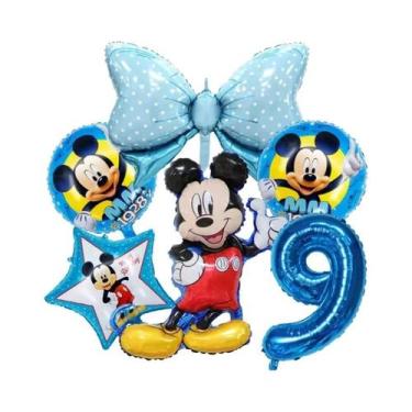 Imagem de Conjunto De Balões Mickey E Minnie Para Menina E Menino, Decoração De 