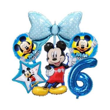 Imagem de Conjunto De Balões Mickey E Minnie Para Menina E Menino, Decoração De 