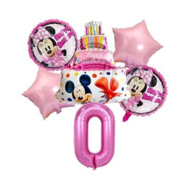 Imagem de Conjunto De Balões Mickey E Minnie Para Menina E Menino, Decoração De 