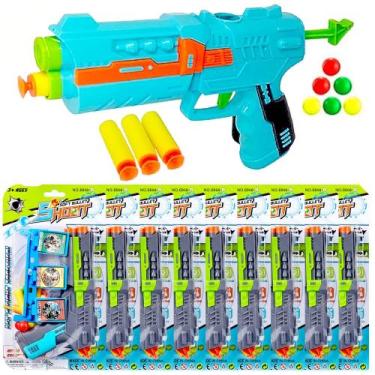 Imagem de 10 Lançador de Bolinhas e Dardos que Grudam Nerf Atacado - Goal Kids