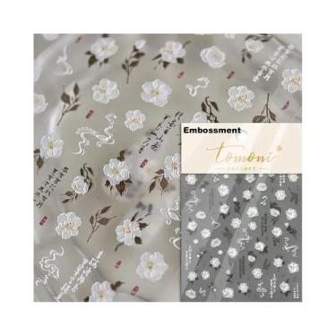 Imagem de Adesivos De Unha 5D Com Glitter De Vidro: Decoração Artística De Alta 