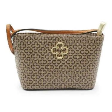 Imagem de Bolsa Feminina Capodarte Sholder Bag 4602078, Monograma bege camel, UN
