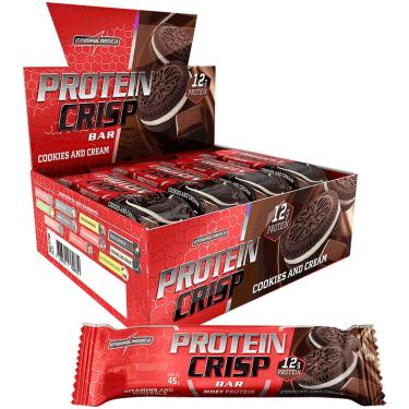 Imagem de Barra de Proteína Protein Crisp Bar Cookies and Cream Integralmedica 12x45g