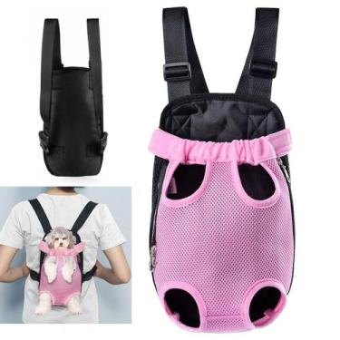 Imagem de Mochila Canguru Transporte Cachorro Gato Pet Cao Animais Estimaçao Cam