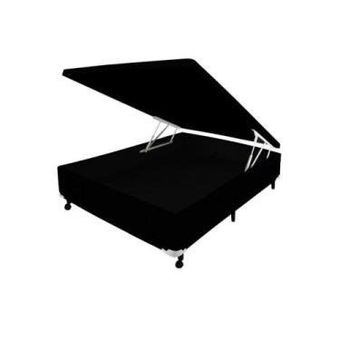 Imagem de Box Castor Baú Universal Casal Preto New 138x188x41cm