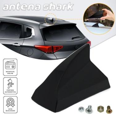 Imagem de Antena de Teto Shark Tubarão Receptivas Antico Preta