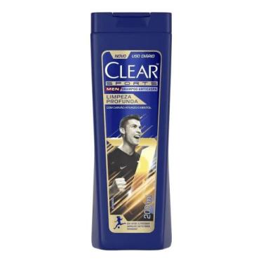 Imagem de Shampoo anticaspa sports limpeza profunda 200mL clear men
