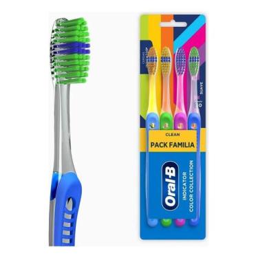 Imagem de Escova de Dente Oral-B Clean Indicator 4 Unidades - Congratulations St