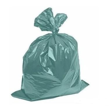 Imagem de Saco de Lixo Verde 100 Litros Super Leve 0,02MM 100UN 100% Reciclado Higipack