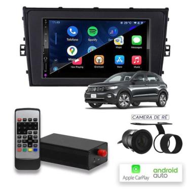 Imagem de Multimidia MP10 CarPlay e Android Auto Tcross com Tv - First Option