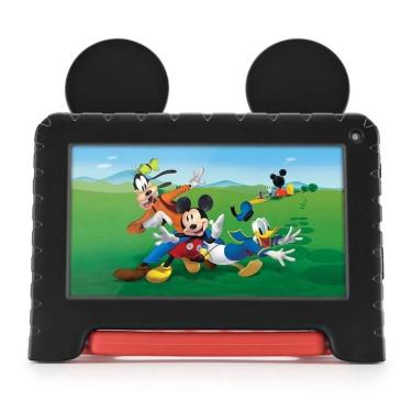 Imagem de Tablet NB413 7" 64GB com Processador Quad Core e Case Preto, Vermelho Android