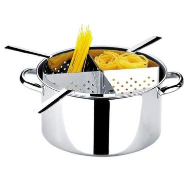 Imagem de Panela Espagueteira Inox com 4 Cestos 10L - Hercules
