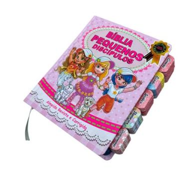 Imagem de Biblia Infantil Pequeno Discipulos Rosa Com Abas - IMPÉRIO DAS BIBLIAS