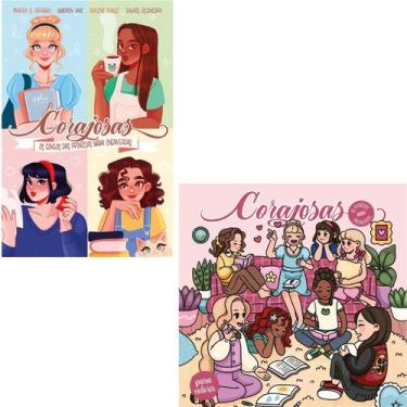 Imagem de Kit Corajosas + Corajosas Para Colorir  Os Contos Das Princesas Nada E