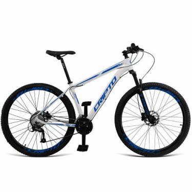 Imagem de Bicicleta Aro 29 Cripto 24 Marchas Freios Disco e Suspensão, Branco, A