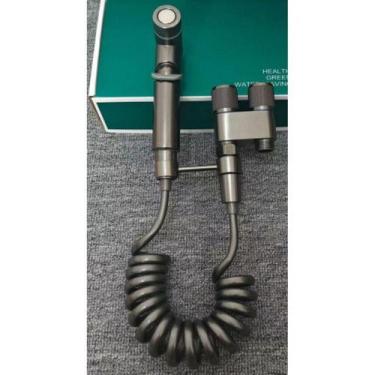 Imagem de Ducha Higiênica Registro Duplo para Banheiro e Lavatório Cinza Chumbo 