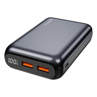 Imagem de Carregador Portátil PowerBank 20.000 Mah com Carregamento Rápido Preto