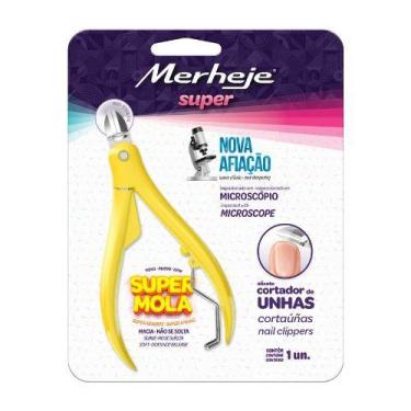 Imagem de Alicate de Unhas Merheje Super Amarelo