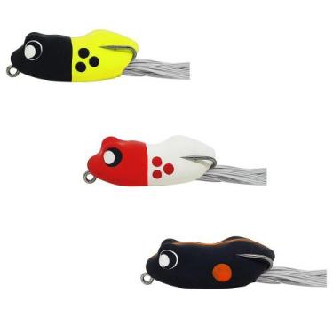 Imagem de Kit 3 Iscas Matadeira Monster Z 70 Frog Sapinho Para Traíra