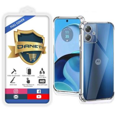 Imagem de Kit Capa Capinha Para Moto G54 5g Anti Impacto + Película 3d - Danet, 