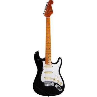 Imagem de Guitarra Stratocaster SX SST57 Preta, Preto