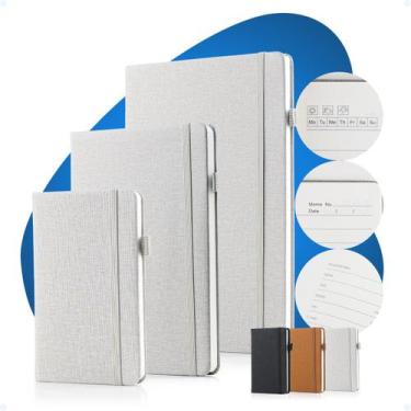 Imagem de Kit Caderneta Anotação B5 A5 A6 Executiva Com Suporte Caneta - Hxt, Ci