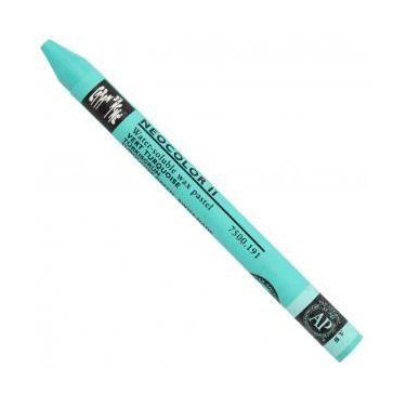 Imagem de Giz Aquarelável Neocolor II Caran DAche 191 Torquoise Green - caran d 