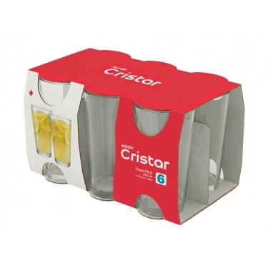 Imagem de Jogo de Copos Vidro 350ml Nadir Nilo 6 Peças Resistente
