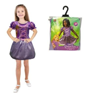 Imagem de Fantasia Infantil da Rapunzel Vestido Princesas para Meninas - Disney,