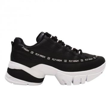 Imagem de Tênis Fly High Feminino Ajustável Ramarim 23-80104, Preto, 36