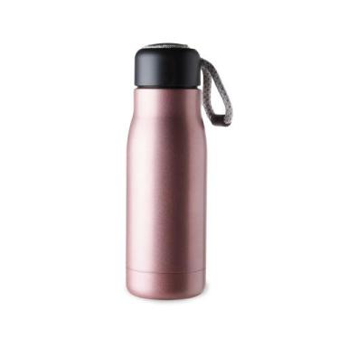 Imagem de Garrafa Térmica de Inox 420ml com Cordão e Tampa Vacuum - Pronto Print