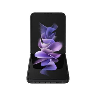Imagem de Smartphone Samsung Galaxy Z Flip3 128GB Preto 5G 8GB RAM Tela 6,7 Câm.