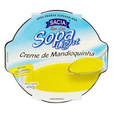 Imagem de Creme de Mandioquinha Light Sacia 450g