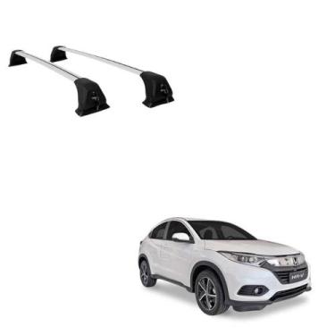 Imagem de Rack Bagageiro de Teto Kiussi Emilia Honda HRV 2015 A 2021 em alumínio