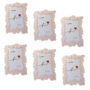 Imagem de Porta Retrato Para Decoração Love Presente Namorado kit 6 und - MDL