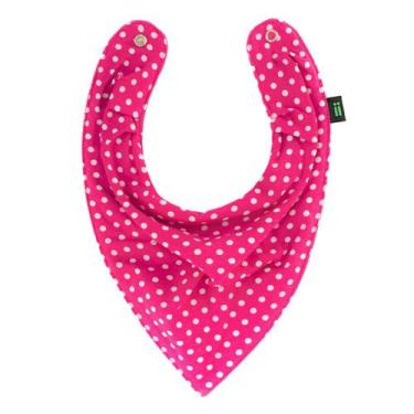 Imagem de Babador Bandana Poa Pink - GUMII