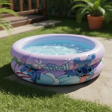 Imagem de Piscina Inflável Etitoys 21 Litros Stitch Piscina Inflável